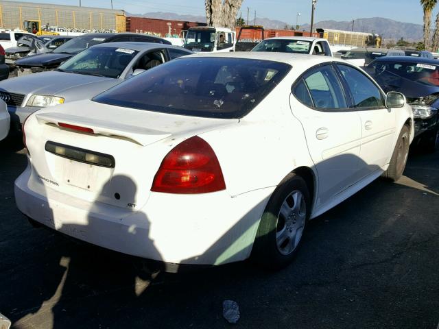 2G2WP522341296891 - 2004 PONTIAC GRAND PRIX WHITE photo 4