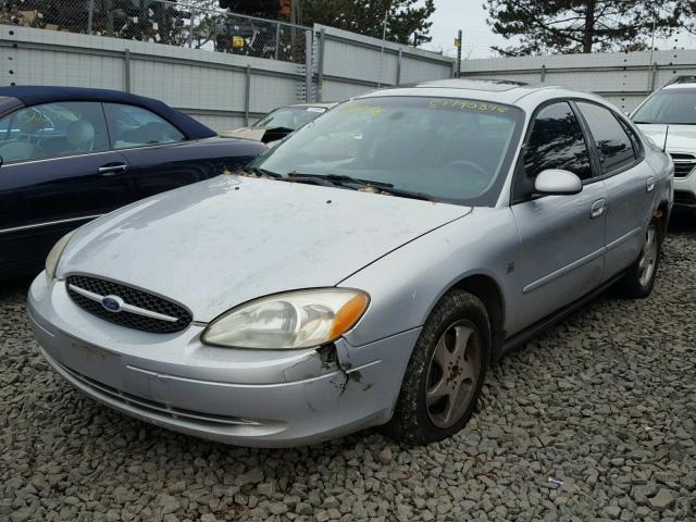 1FAFP55S42G178331 - 2002 FORD TAURUS SES SILVER photo 2