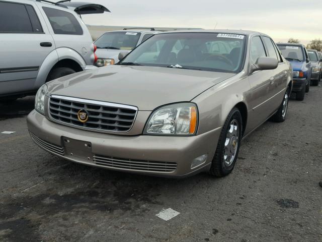 1G6KE57Y54U106836 - 2004 CADILLAC DEVILLE DH TAN photo 2