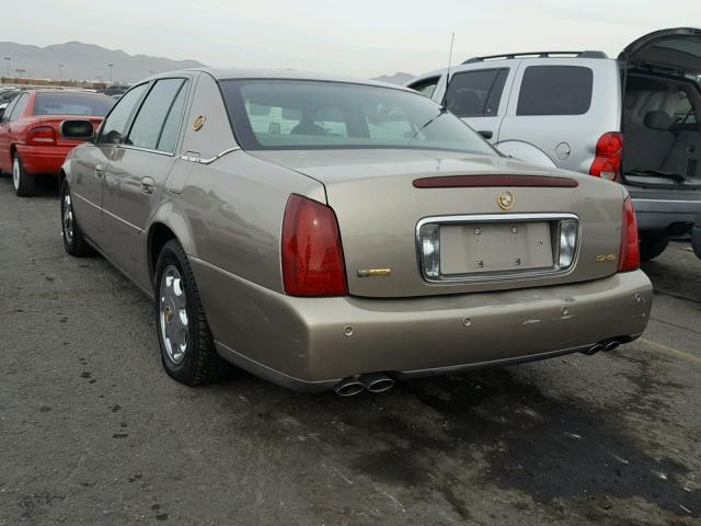 1G6KE57Y54U106836 - 2004 CADILLAC DEVILLE DH TAN photo 3