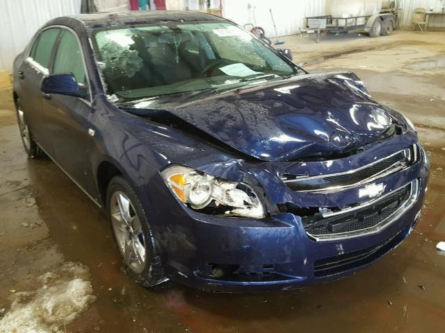 1G1ZH57B984207181 - 2008 CHEVROLET MALIBU 1LT BLUE photo 1