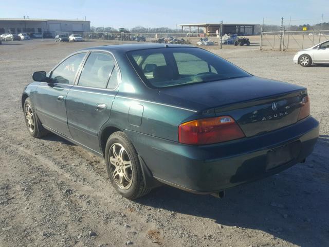 19UUA56671A009895 - 2001 ACURA 3.2TL GREEN photo 3