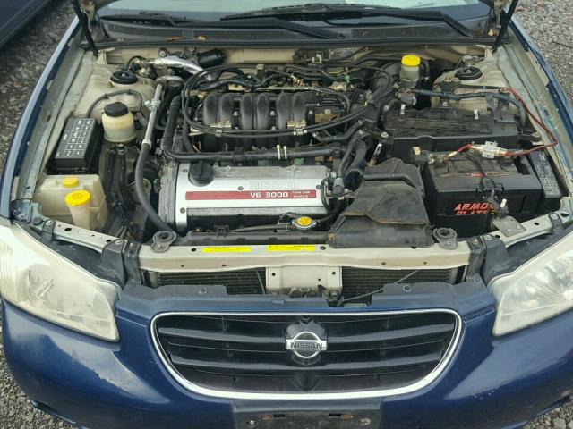 JN1CA31D2YT552142 - 2000 NISSAN MAXIMA GLE BLUE photo 7