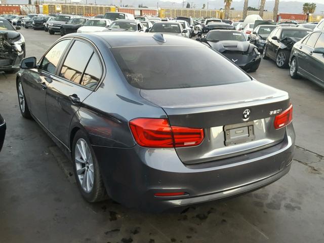 WBA8A9C53GK618193 - 2016 BMW 320 I GRAY photo 3