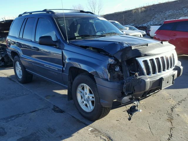 1J4GW48N13C527238 - 2003 JEEP GRAND CHER BLUE photo 1