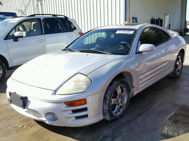 4A3AC44G65E022120 - 2005 MITSUBISHI ECLIPSE GS SILVER photo 2