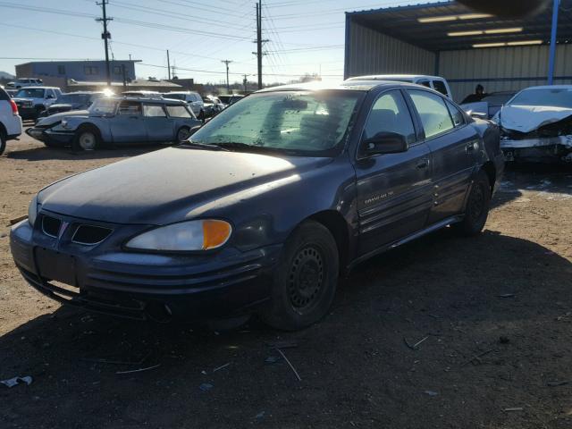 1G2NE52T91M630688 - 2001 PONTIAC GRAND AM S BLUE photo 2