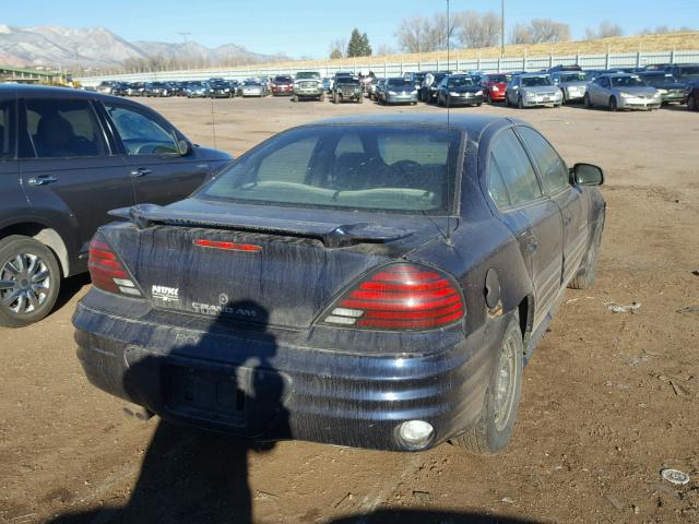 1G2NE52T91M630688 - 2001 PONTIAC GRAND AM S 蓝色 照片 4