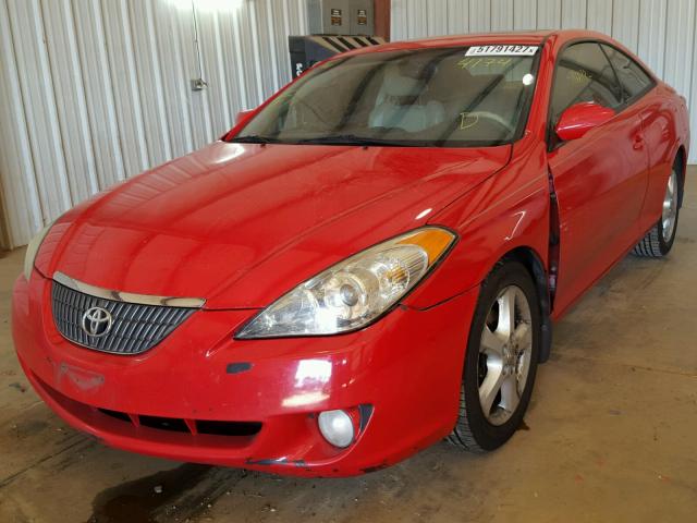 4T1CA30P94U014174 - 2004 TOYOTA CAMRY SOLA RED photo 2