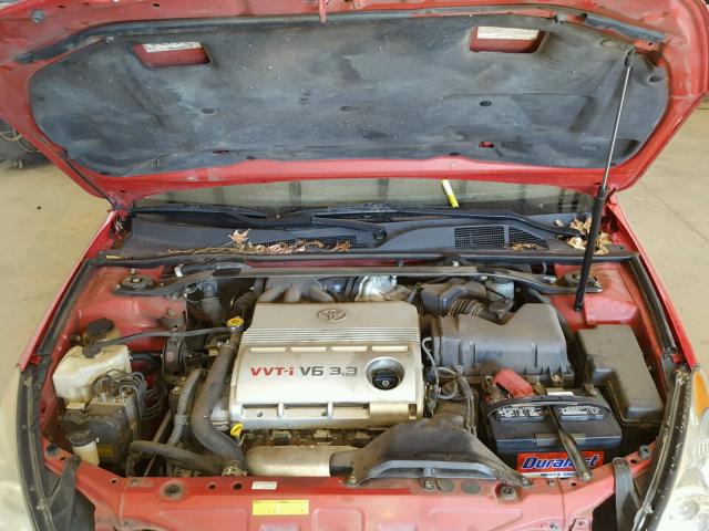 4T1CA30P94U014174 - 2004 TOYOTA CAMRY SOLA RED photo 7