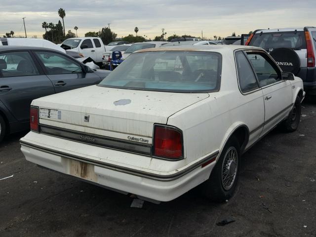 1G3AM11W7JG312553 - 1988 OLDSMOBILE CUTLASS CI WHITE photo 4