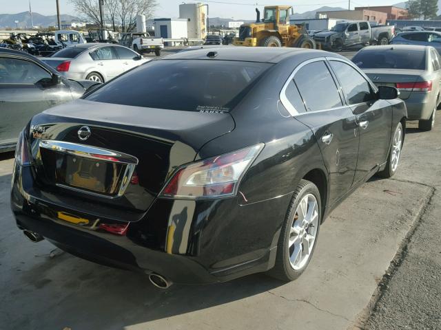 1N4AA5AP8CC822631 - 2012 NISSAN MAXIMA S BLACK photo 4