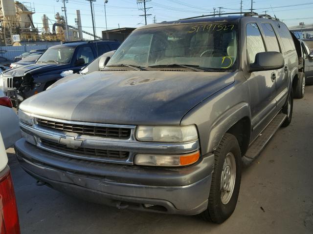 3GNFK16T71G163471 - 2001 CHEVROLET SUBURBAN K GRAY photo 2