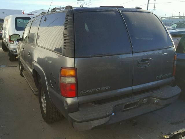 3GNFK16T71G163471 - 2001 CHEVROLET SUBURBAN K GRAY photo 3