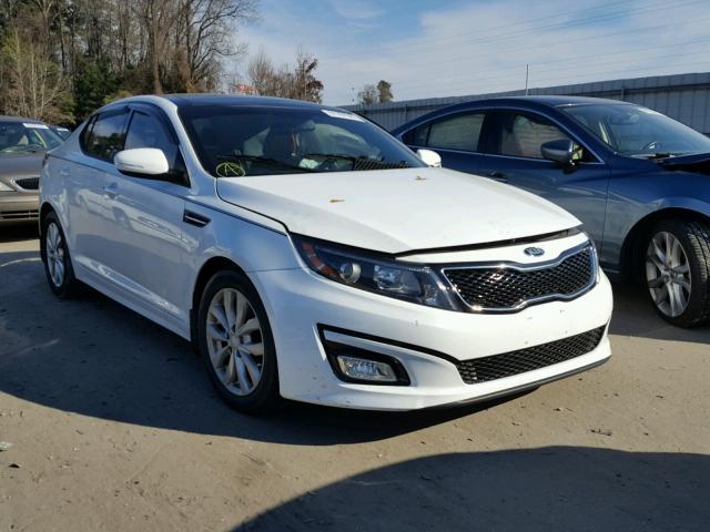 5XXGN4A74FG503167 - 2015 KIA OPTIMA EX WHITE photo 1