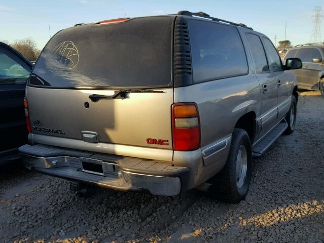 3GKEC16T21G113258 - 2001 GMC YUKON XL C GOLD photo 4