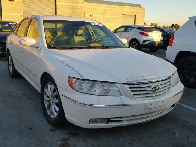 KMHFC46F66A084974 - 2006 HYUNDAI AZERA SE WHITE photo 1