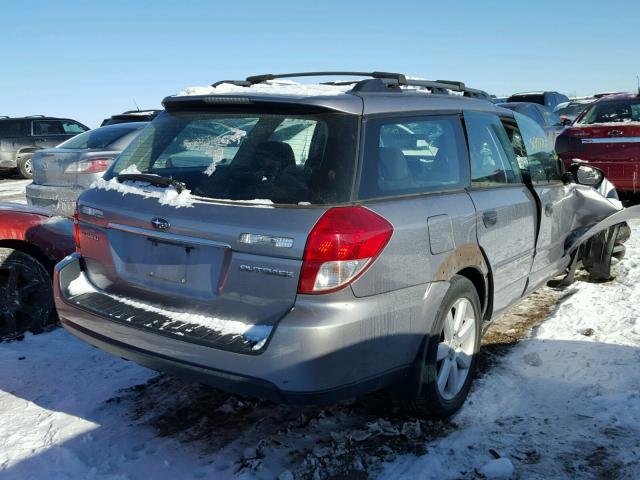 4S4BP61C087322619 - 2008 SUBARU OUTBACK 2. BLUE photo 4