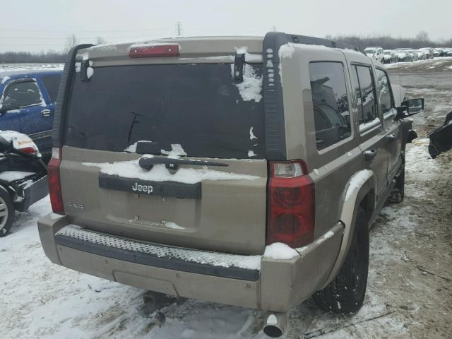 1J8HG48K46C188503 - 2006 JEEP COMMANDER TAN photo 4