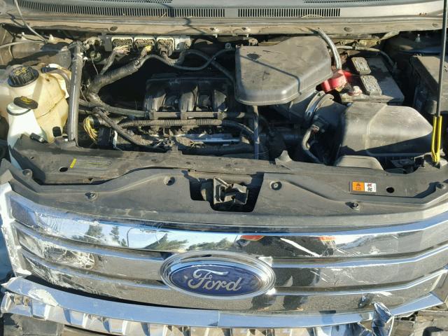 2FMDK3KC9ABA19730 - 2010 FORD EDGE LIMIT BLUE photo 7