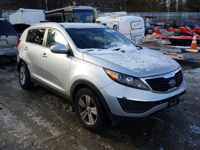 KNDPB3A25B7161626 - 2011 KIA SPORTAGE L SILVER photo 1