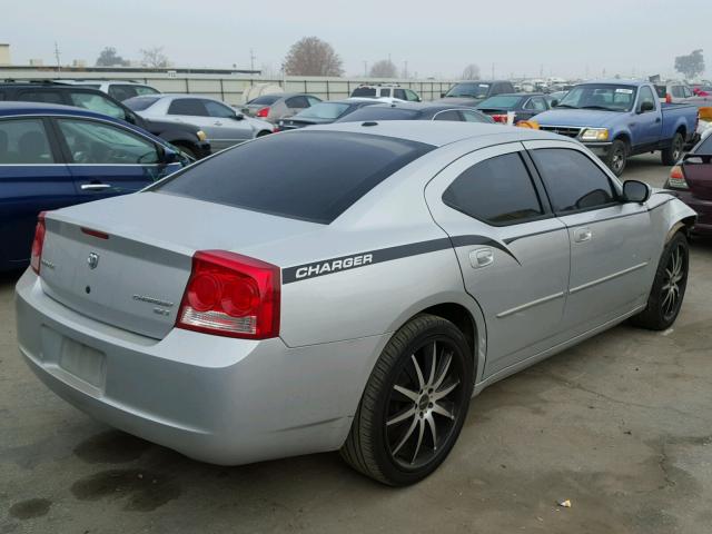 2B3CA3CV2AH310782 - 2010 DODGE CHARGER SX SILVER photo 4