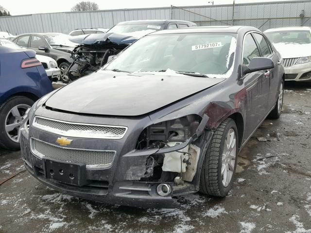 1G1ZE5E70A4117320 - 2010 CHEVROLET MALIBU LTZ 灰色 照片 2