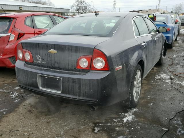 1G1ZE5E70A4117320 - 2010 CHEVROLET MALIBU LTZ 灰色 照片 4