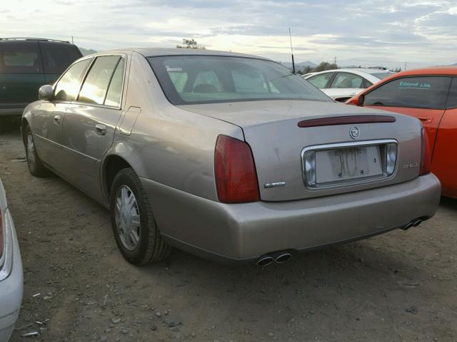 1G6KD54Y44U118161 - 2004 CADILLAC DEVILLE BEIGE photo 3