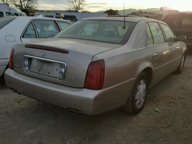 1G6KD54Y44U118161 - 2004 CADILLAC DEVILLE BEIGE photo 4