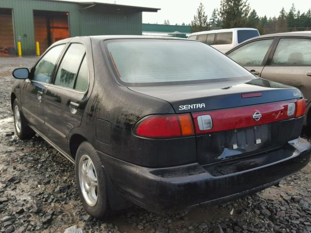 1N4AB41D6WC705065 - 1998 NISSAN SENTRA E BLACK photo 3