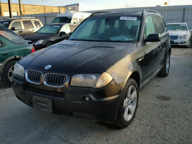 WBXPA93494WC31812 - 2004 BMW X3 3.0I BLACK photo 2