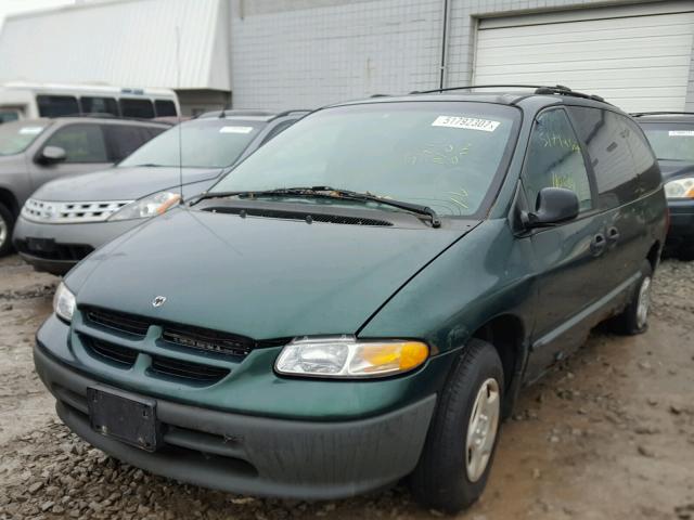 2B4GP24R2WR712830 - 1998 DODGE GRAND CARA GREEN photo 2