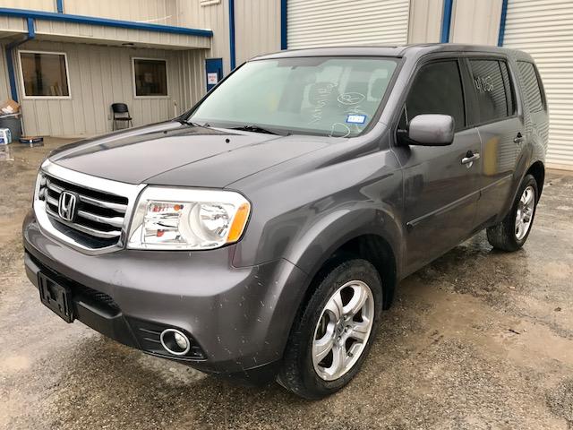 5FNYF3H56EB008826 - 2014 HONDA PILOT EXL GRAY photo 2