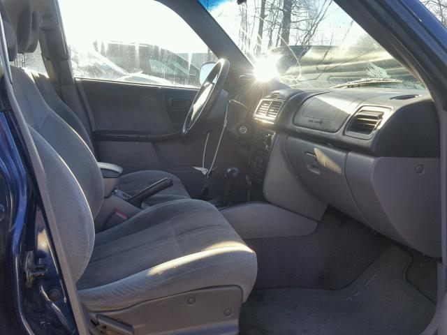 JF1SF65592H726898 - 2002 SUBARU FORESTER S BLUE photo 5