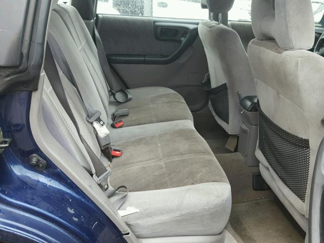 JF1SF65592H726898 - 2002 SUBARU FORESTER S BLUE photo 6