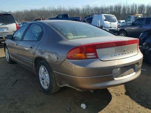 2B3HD46R7YH250722 - 2000 DODGE INTREPID GOLD photo 3