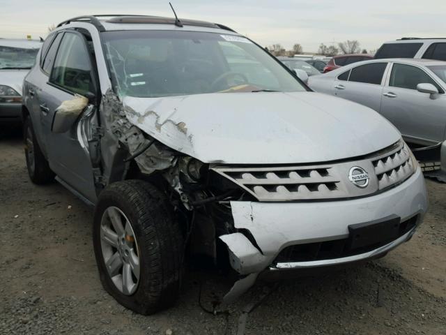 JN8AZ08WX6W514595 - 2006 NISSAN MURANO SL SILVER photo 1