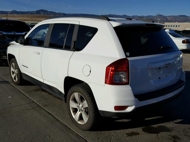 1C4NJCBB6DD197001 - 2013 JEEP COMPASS SP 白色 照片 3