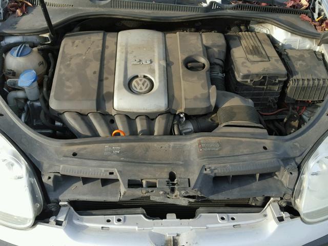 WVWAB71K49W021340 - 2009 VOLKSWAGEN RABBIT SILVER photo 7