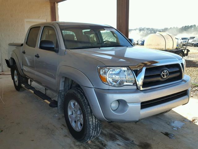 5TEJU62NX6Z186790 - 2006 TOYOTA TACOMA DOU SILVER photo 1