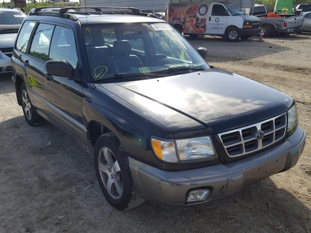 JF1SF6552WH707020 - 1998 SUBARU FORESTER S BLACK photo 1