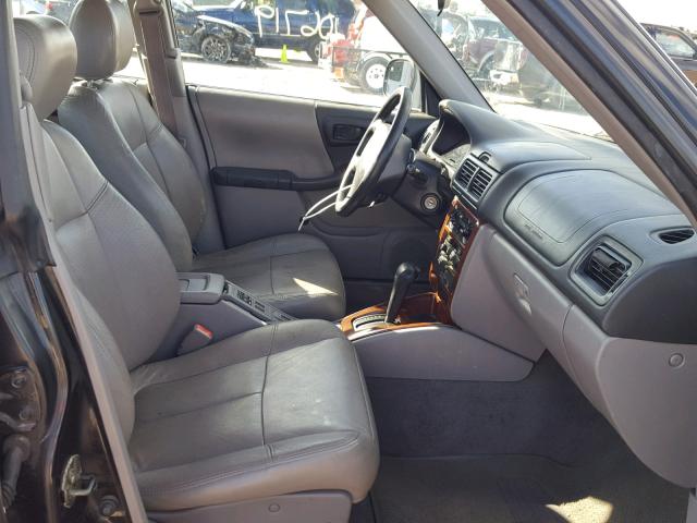JF1SF6552WH707020 - 1998 SUBARU FORESTER S BLACK photo 5