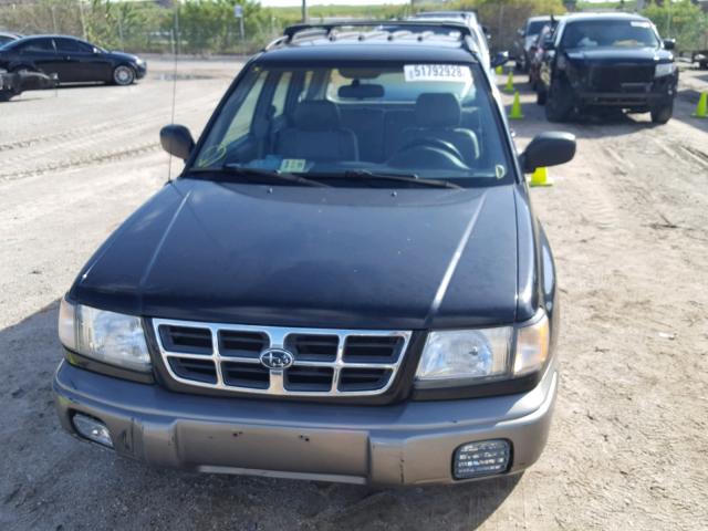 JF1SF6552WH707020 - 1998 SUBARU FORESTER S BLACK photo 9