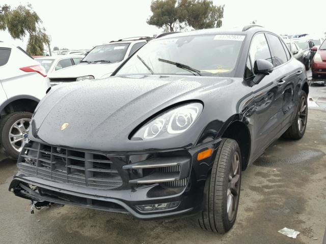 WP1AF2A52HLB61242 - 2017 PORSCHE MACAN TURB BLACK photo 2