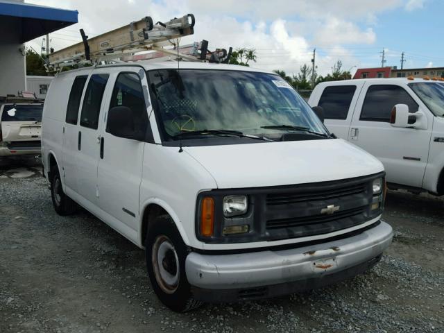 1GCFG25W911164454 - 2001 CHEVROLET EXPRESS G2 WHITE photo 1