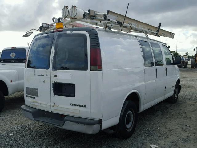 1GCFG25W911164454 - 2001 CHEVROLET EXPRESS G2 WHITE photo 4