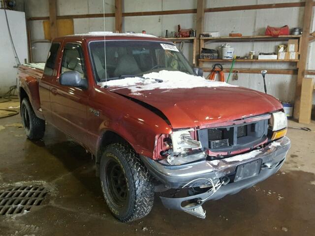 1FTZR15U9WPB00192 - 1998 FORD RANGER SUP BURGUNDY photo 1