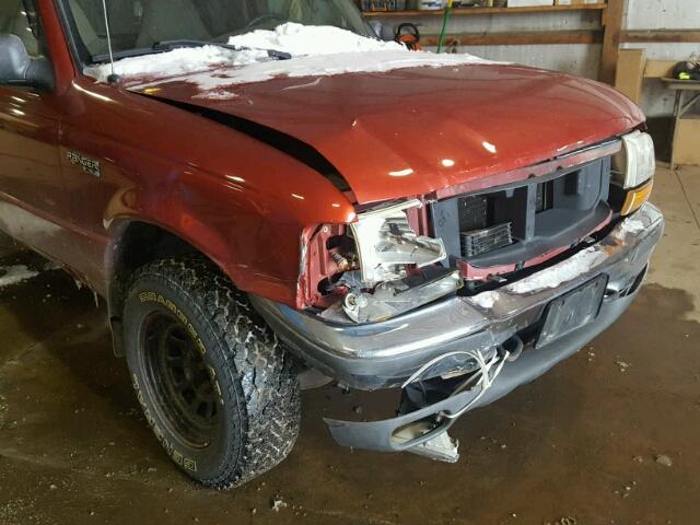 1FTZR15U9WPB00192 - 1998 FORD RANGER SUP BURGUNDY photo 10