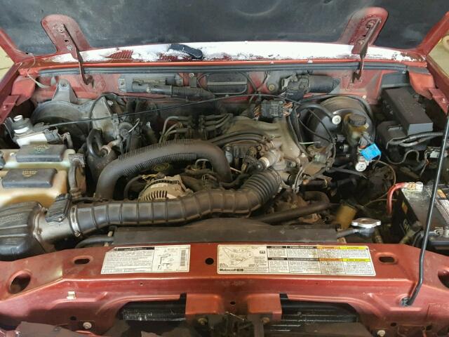 1FTZR15U9WPB00192 - 1998 FORD RANGER SUP BURGUNDY photo 7